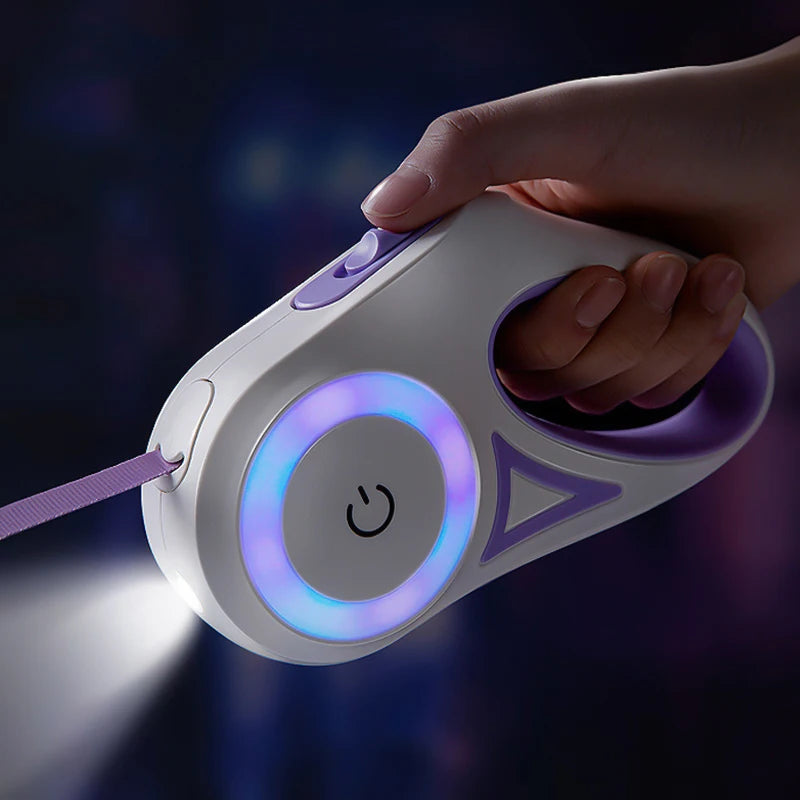 LED-Rollleine mit Licht